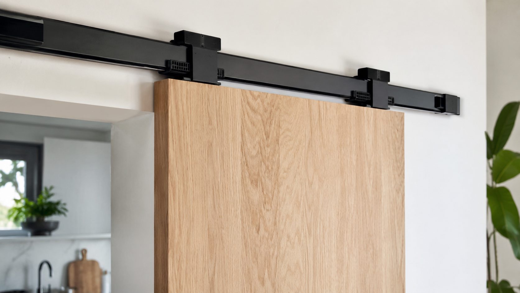 Installer un rail pour porte coulissante sans percer